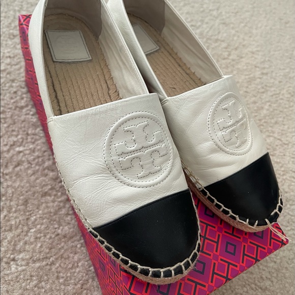Tory Burch leather espadrilles